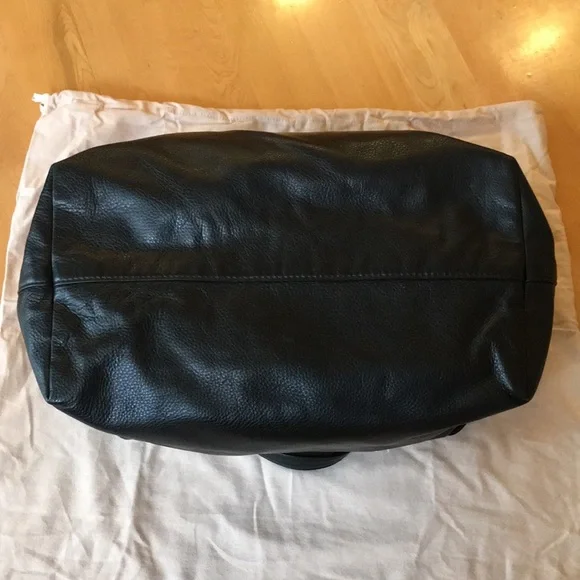 REBECCA MINKOFF | Large Black Leather Tote / Weekender Bag - Picture 10 of 16